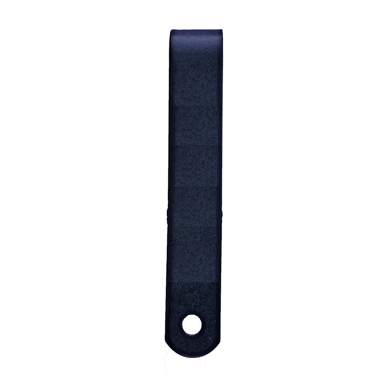 Metal Belt Clip (495), Black Powder Coated, Tempered Clip