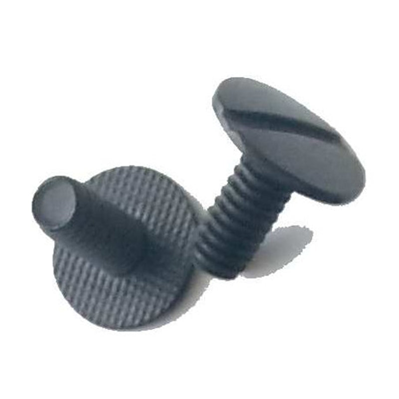 1/4" Long Aluminum Binder Screw, Black Anodized, 8/32 Thread; Pack of 100