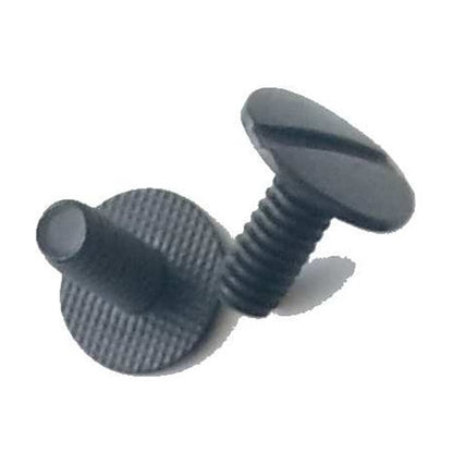 1/4" Long Aluminum Binder Screw, Black Anodized, 8/32 Thread; Pack of 100