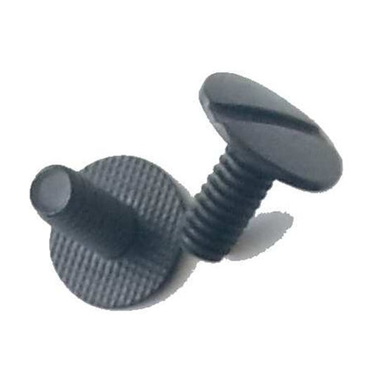 1/4" Long Aluminum Binder Screw, Black Anodized, 8/32 Thread; Pack of 100