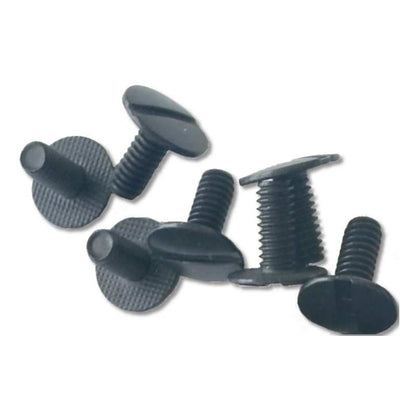 Aluminum Binder Screw, 3/8" Length, Black; Pack of 100