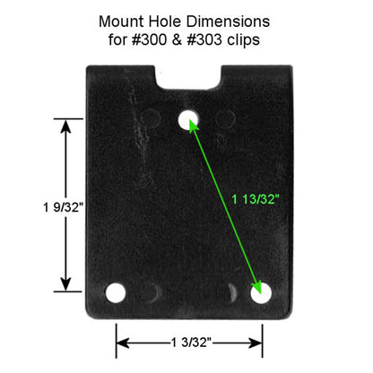 Heavy-Duty Fixed Belt Clip