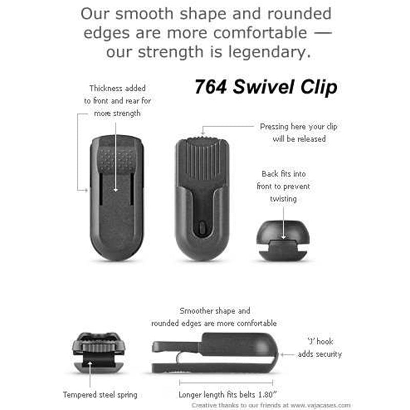 Reinforced Swivel Belt Clip (764)