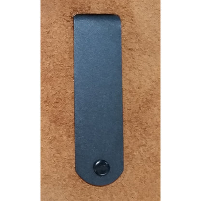 Metal Belt Clip (607), Black Powder Coated, Tempered