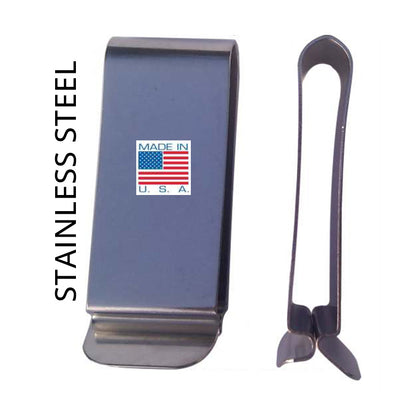 Metal Belt Clip (630), Stainless Tempered Clip