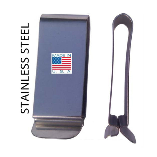 Metal Belt Clip (630), Stainless Tempered Clip