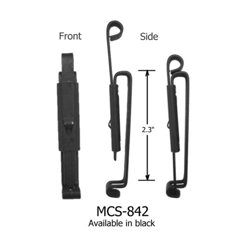 Metal Belt Clip with Slide ALICE Keeper Lock, Tempered Belt Clip