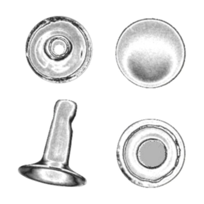 Rivet Set - Nickel-Plated #03